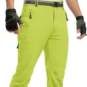 Men's Lightweight Hiking Pants with Belt